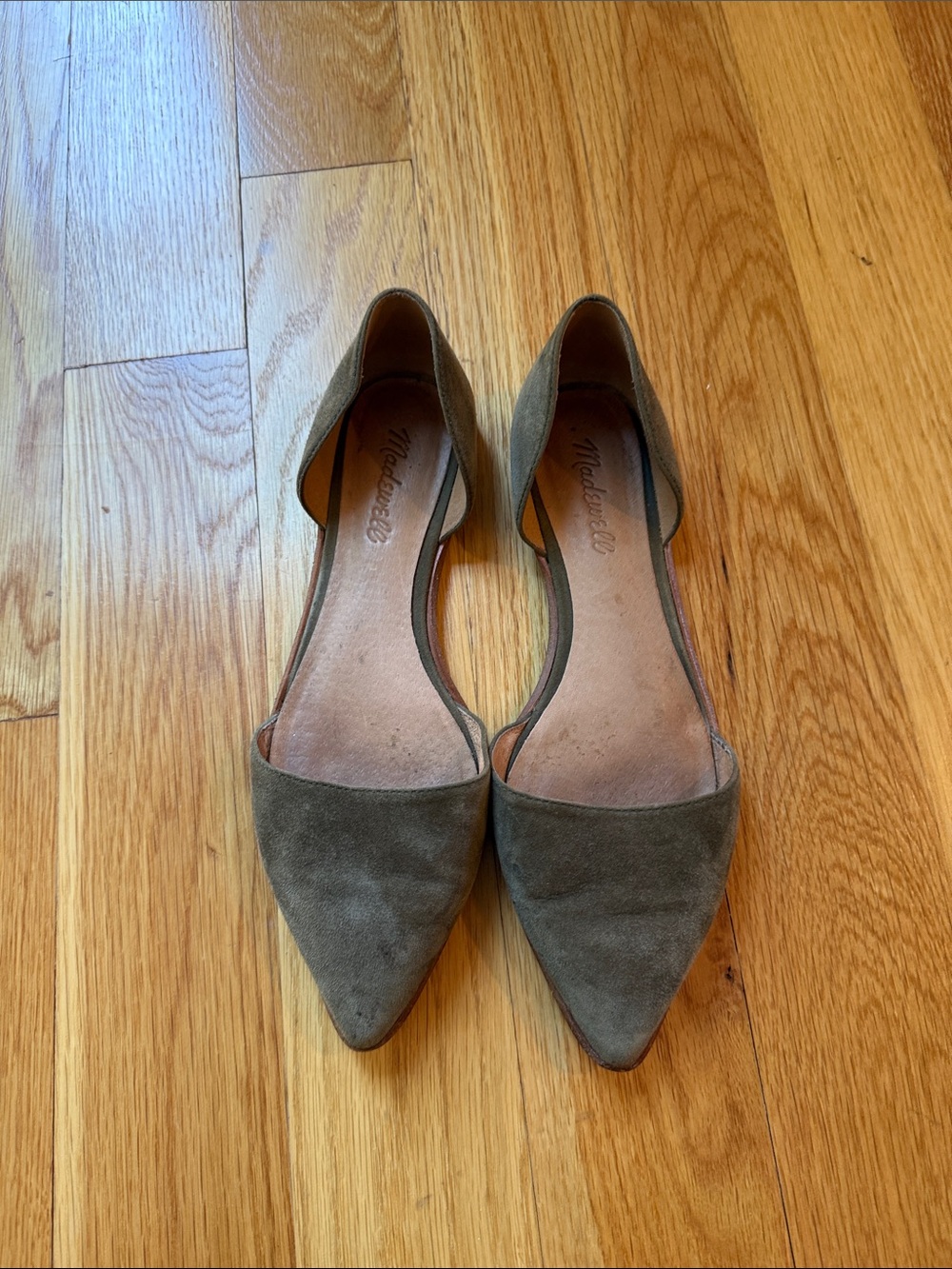 Madewell suede flats